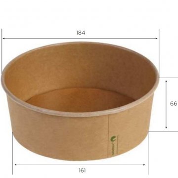 INSALATIERA AVANA BIO ML1200 PZ 40